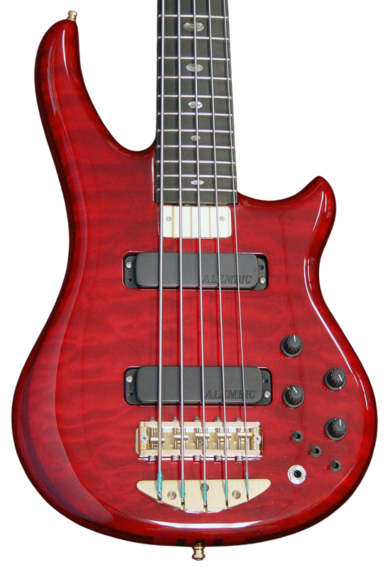 Essence bass in Ruby Red
