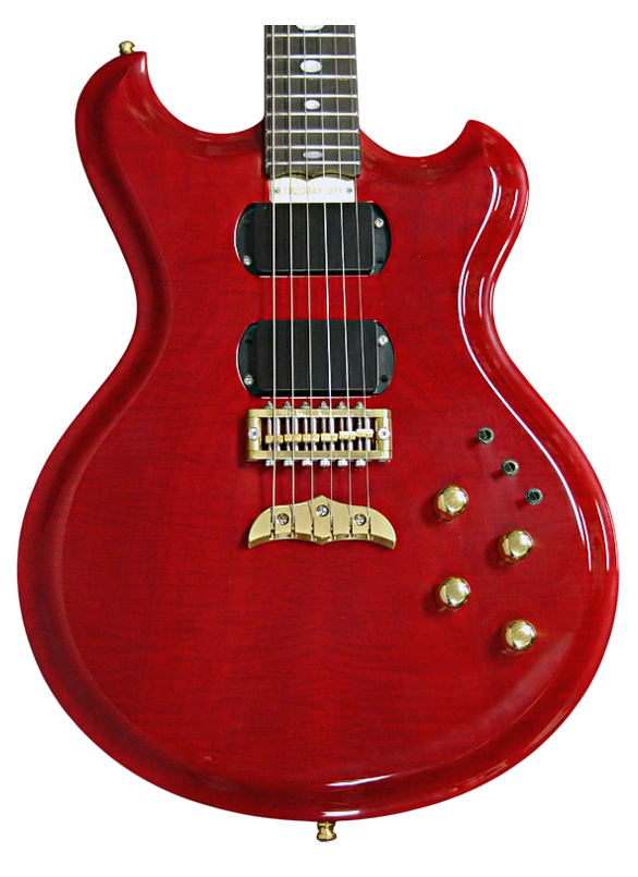Skylark guitar in Ruby Red