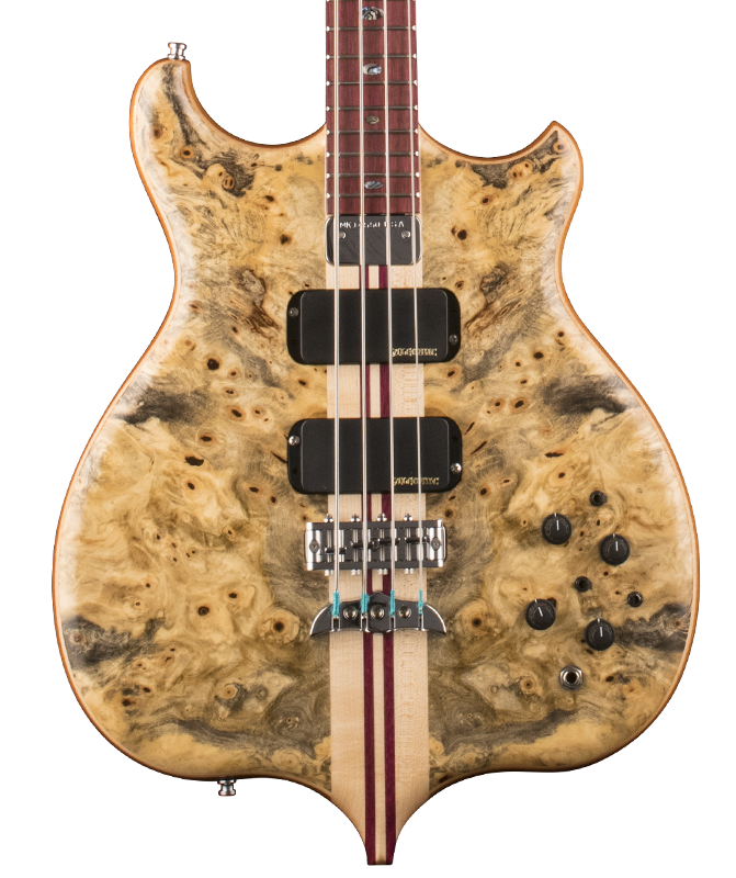 Mark King Deluxe in Light Buckeye Burl