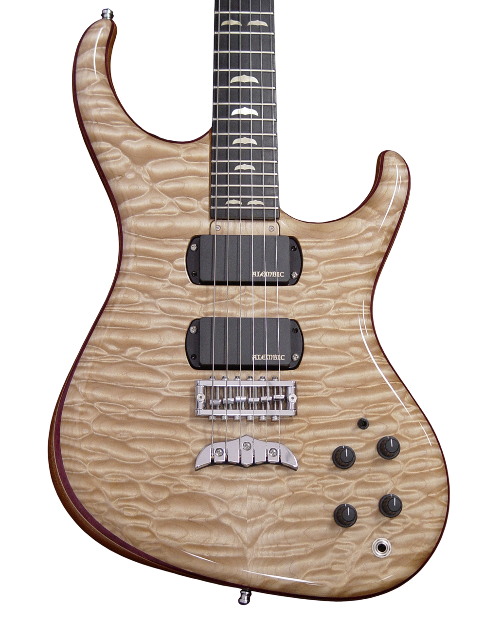 Spectrum guitar in Quilted Maple