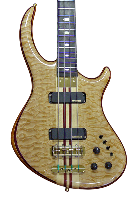 Rogue bass in 5A Quilted Maple