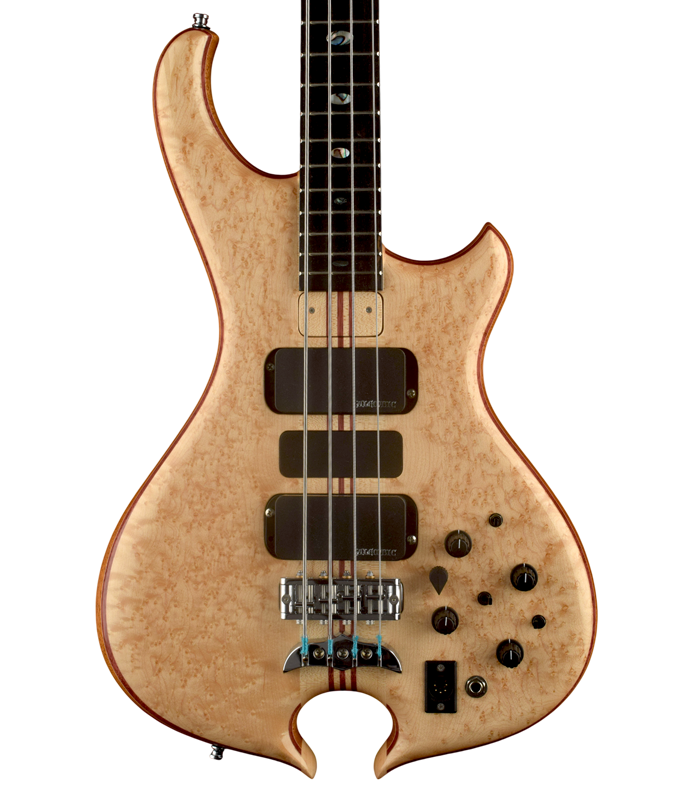 Series I bass in Bird's-eye Maple