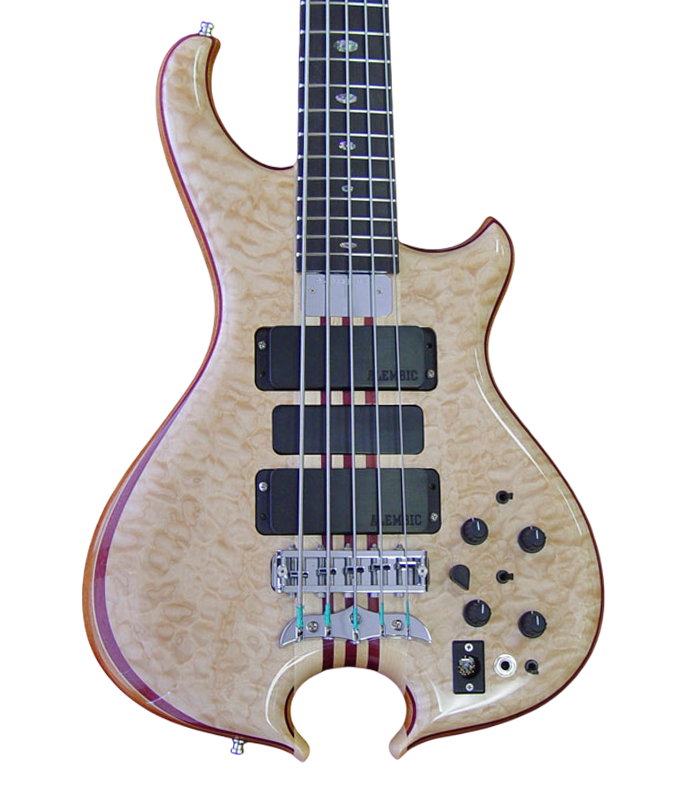 Series I bass in 3A Quilted Maple