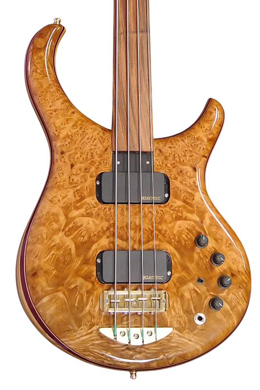 Excel bass in Burl Maple
