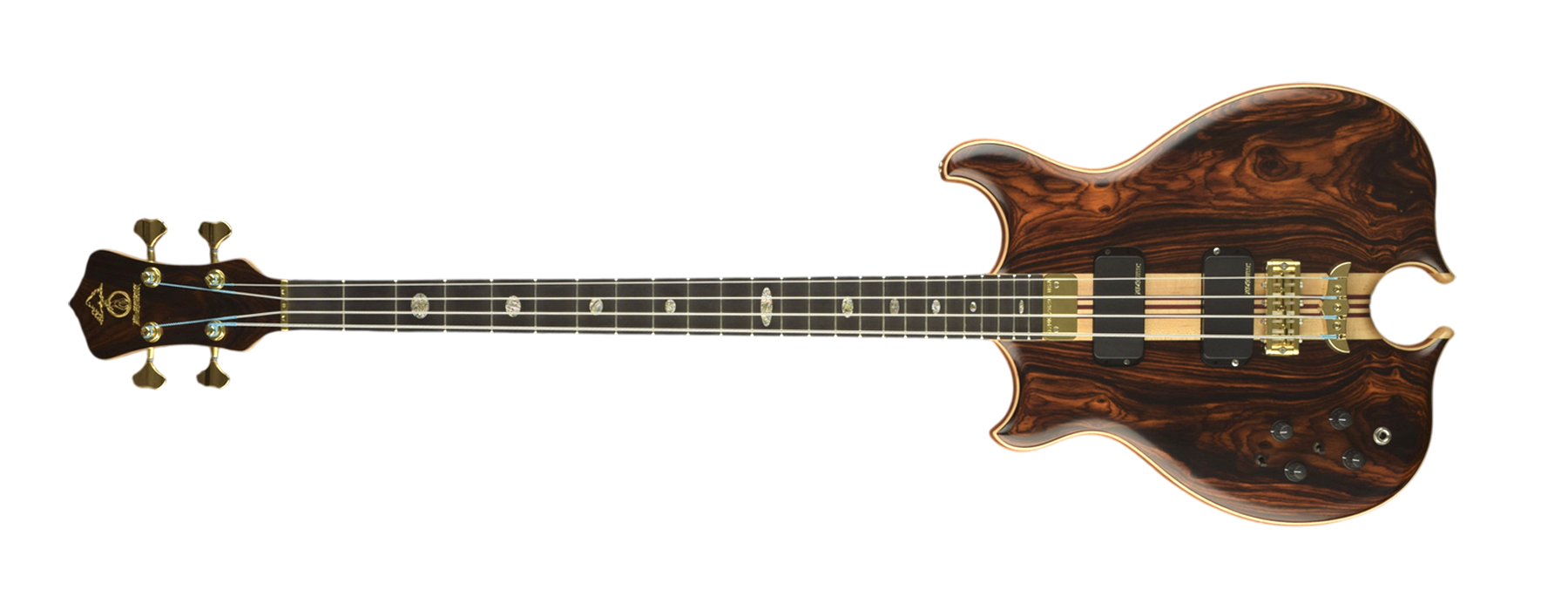 Left-handed Mark King Deluxe in Cocobolo