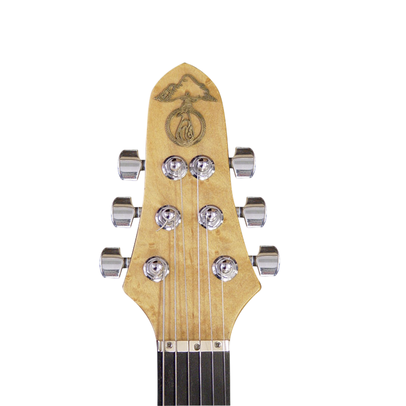 Arrow shape guitar headstock