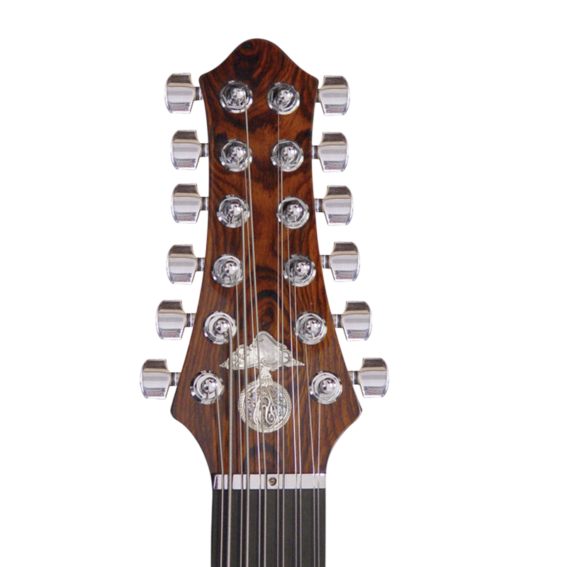 Bump 12 shape guitar headstock