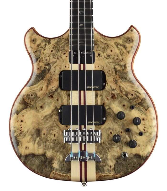 Stanley Clarke Deluxe in 2 Tone Buckeye Burl