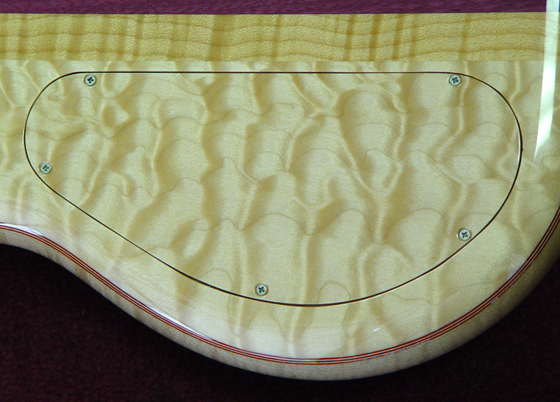 Continuous wood backplate